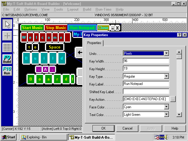 Build-A-Board Builder Screen Shot